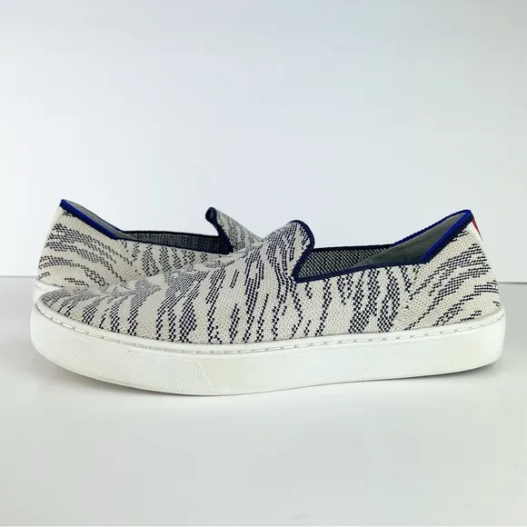 Rothy’s Maritime Tiger Animal Print Slip On Shoes Sneakers