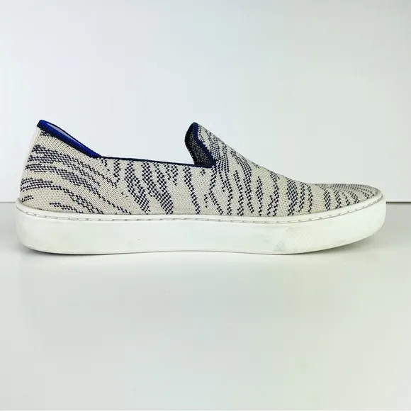 Rothy’s Maritime Tiger Animal Print Slip On Shoes Sneakers