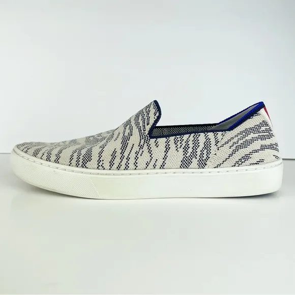 Rothy’s Maritime Tiger Animal Print Slip On Shoes Sneakers