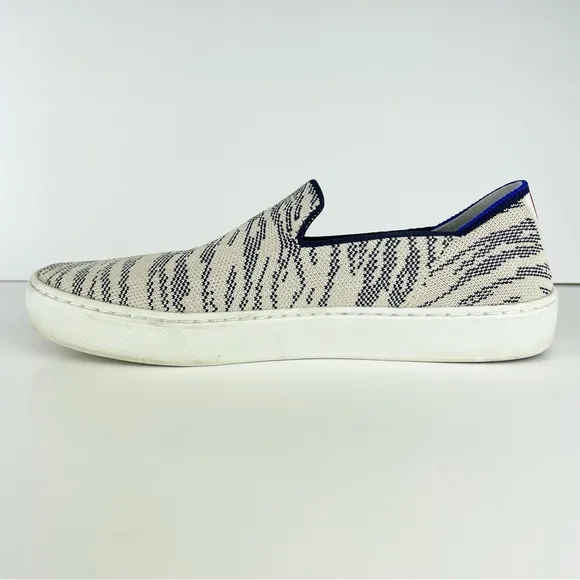 Rothy’s Maritime Tiger Animal Print Slip On Shoes Sneakers