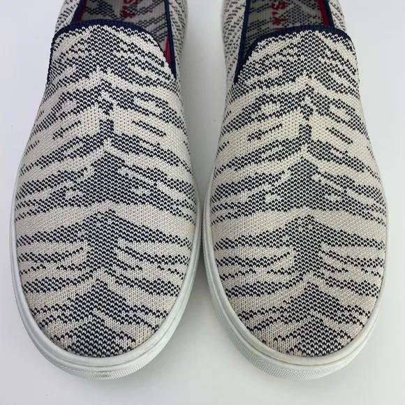Rothy’s Maritime Tiger Animal Print Slip On Shoes Sneakers