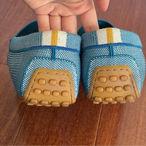 Rothy's Men's The Driving Loafer Sky Blue Recycled Material Casual Shoes Sz 11.5