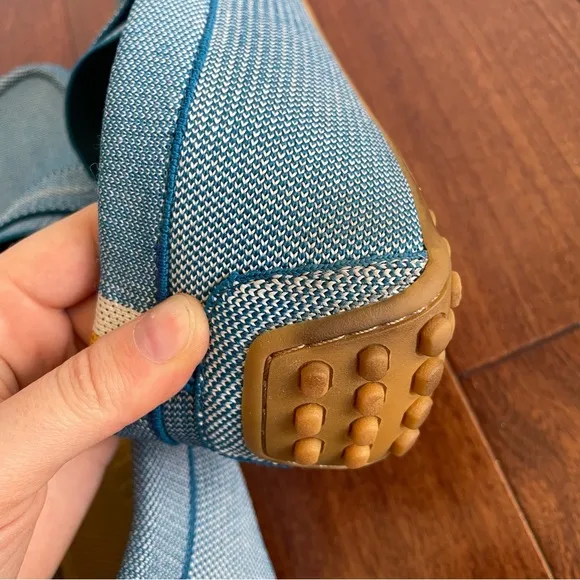 Rothy's Men's The Driving Loafer Sky Blue Recycled Material Casual Shoes Sz 11.5