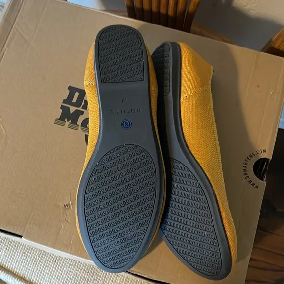 Rothy’s Mustard Yellow Flat  Shoes