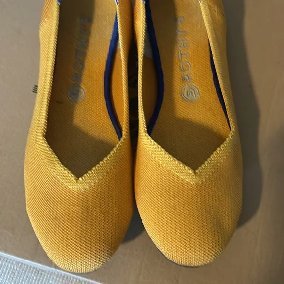 Rothy’s Mustard Yellow Flat  Shoes