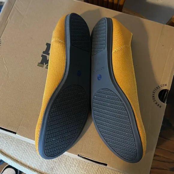 Rothy’s Mustard Yellow Flat  Shoes