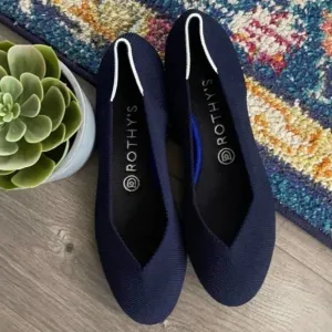 Rothy’s navy blue size 6.5 retired white halo woman’…