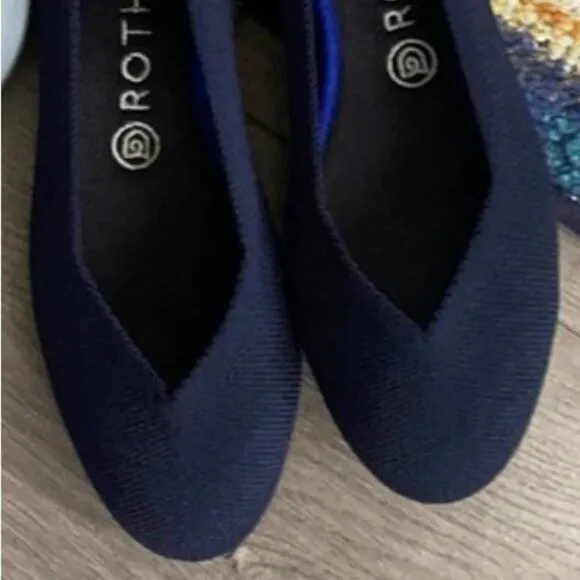 Rothy’s navy blue size 6.5 retired white halo woman’…
