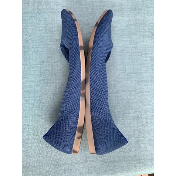 Rothy’s Navy Blue The Point Toe Ballet Flat 8