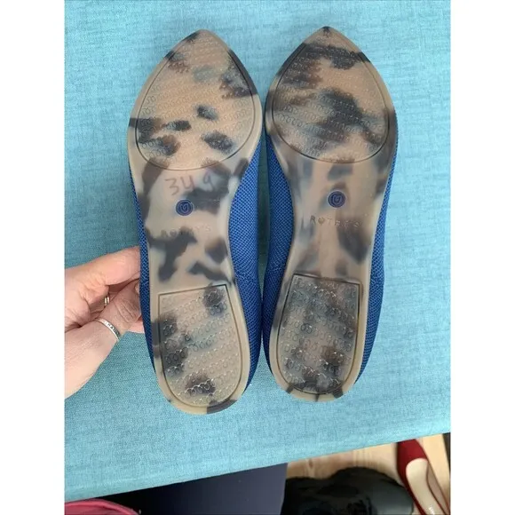 Rothy’s Navy Blue The Point Toe Ballet Flat 8