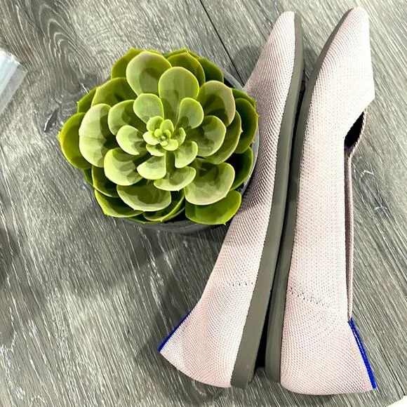 Rothy’s petal pink size 8.5  woman’s pointed flat