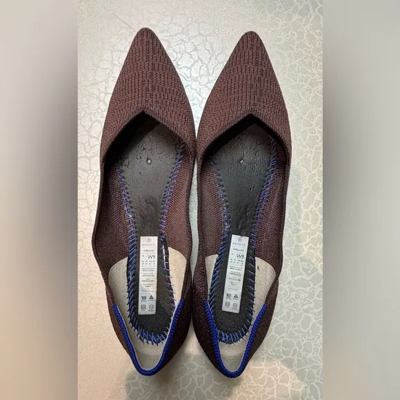 Rothy's |  Rare, The Point, Python Ballet Flat Shoes. Size: 9