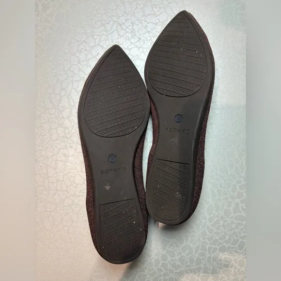 Rothy's |  Rare, The Point, Python Ballet Flat Shoes. Size: 9