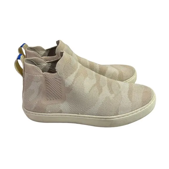 Rothys‎ Sand Camo Chelsea Boots Size 7 Slip On Shoes