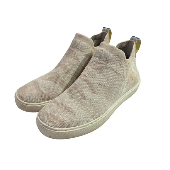 Rothys‎ Sand Camo Chelsea Boots Size 7 Slip On Shoes