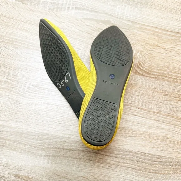 Rothy's Shoes The Point Marigold Yellow 9.5