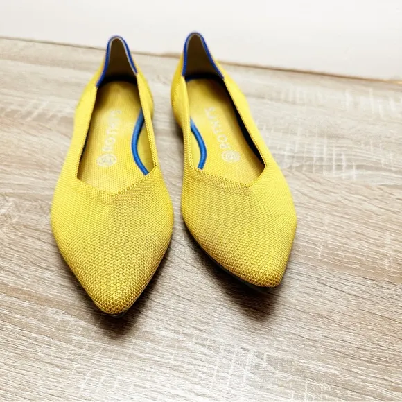 Rothy's Shoes The Point Marigold Yellow 9.5