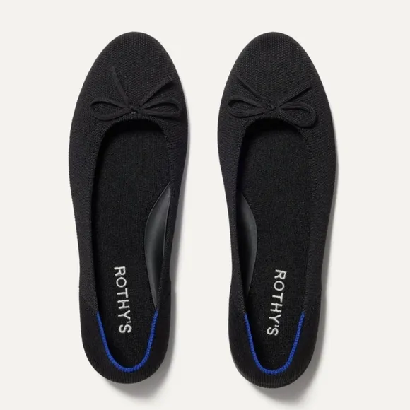 Rothy's The Ballet Flat Color: Black Size: 7