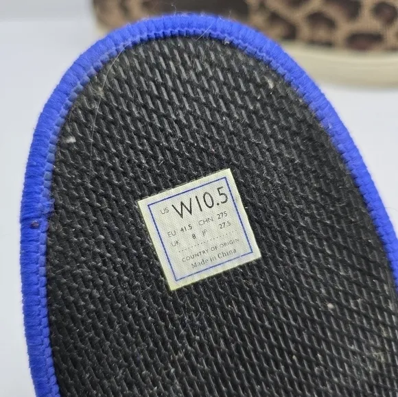 Rothy's | The Chelsea 'WildCat' leopard print brown casual sneakers | WMS 10.5