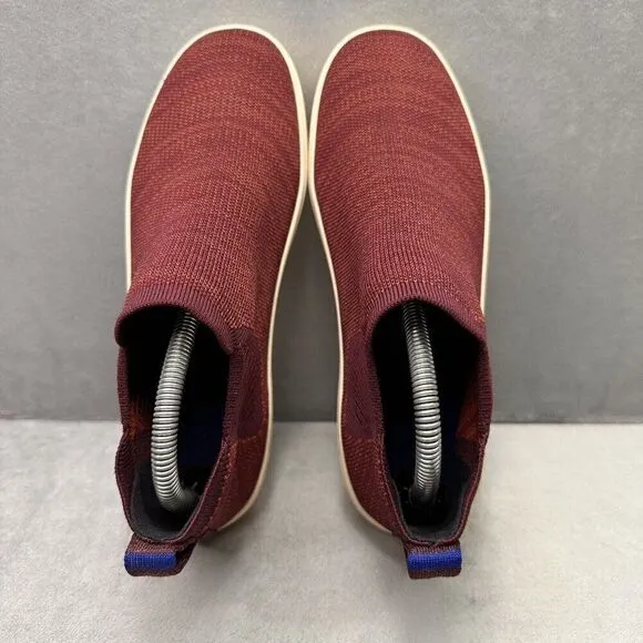 Rothy's The Chelsea Womens Size 8.5 Boot Sneakers Plum Melange Stitch Sport
