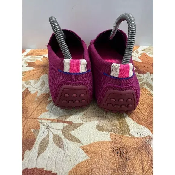 Rothy's The Driver Loafer Slip On Flat in Raspberry Women's Size 8