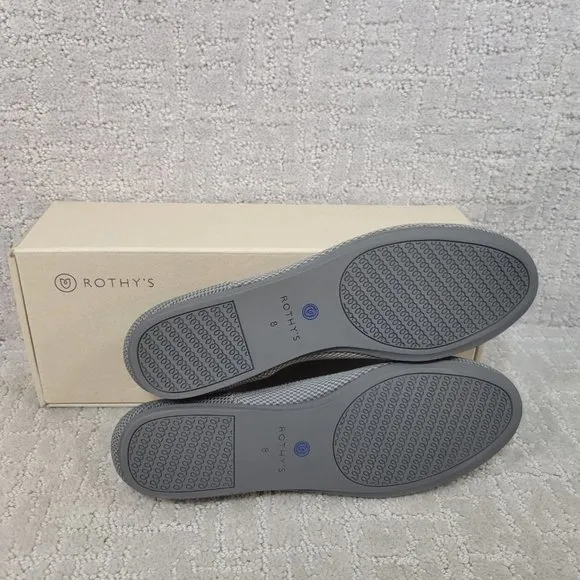 Rothy’s The Flat Charcoal Gray Slip On Shoes Women's Size US 6, 8, 9, 11