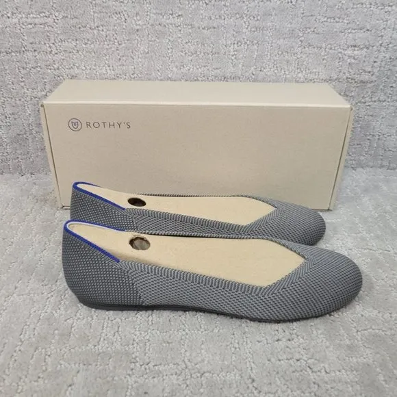 Rothy’s The Flat Charcoal Gray Slip On Shoes Women's Size US 6, 8, 9, 11