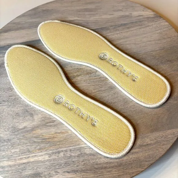 Rothy's The Flat Dandelion Triple Stitch Women's Yellow Flats Shoes US size 11