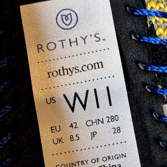 Rothy's The Flat Dandelion Triple Stitch Women's Yellow Flats Shoes US size 11