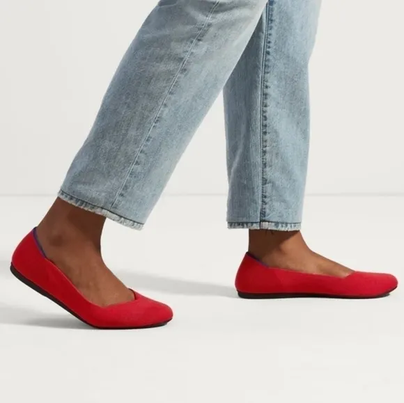 Rothy's the Flat in Bright Red