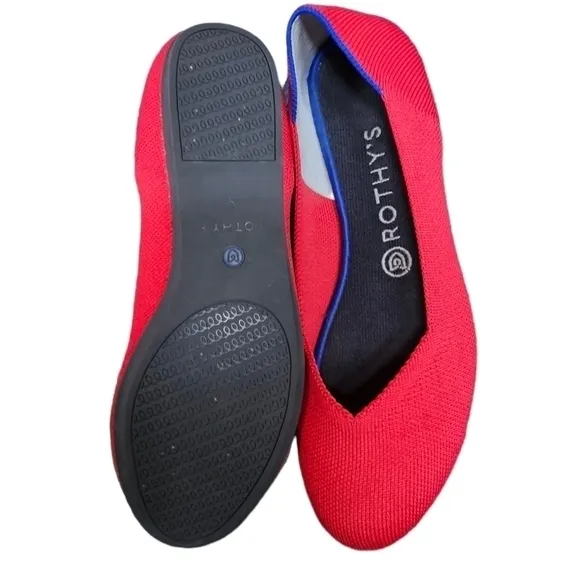 Rothy's the Flat in Bright Red