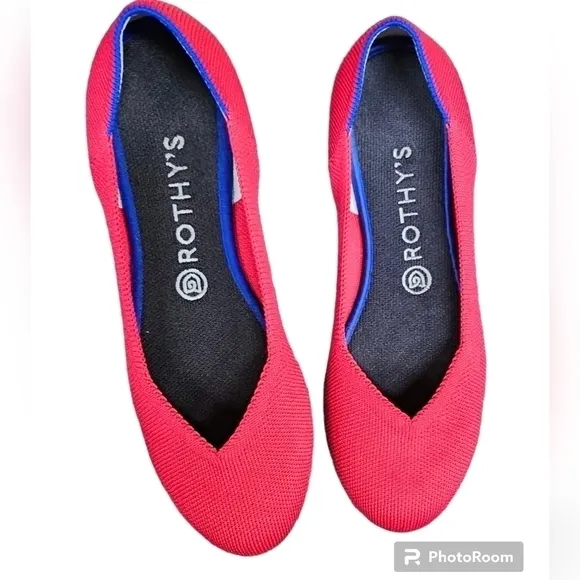 Rothy's the Flat in Bright Red