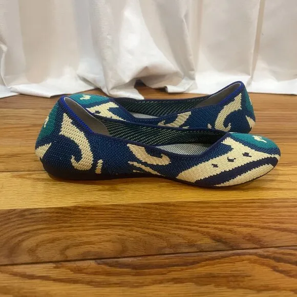 Rothy's The Flat, Moroccan Blue, Size 6, Rare
