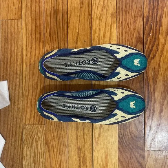 Rothy's The Flat, Moroccan Blue, Size 6, Rare