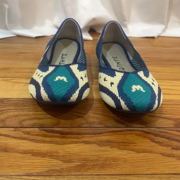 Rothy's The Flat, Moroccan Blue, Size 6, Rare