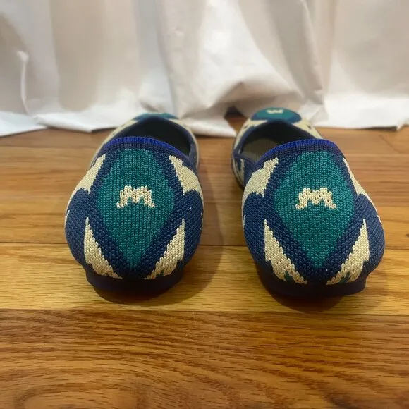 Rothy's The Flat, Moroccan Blue, Size 6, Rare