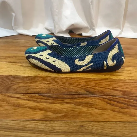 Rothy's The Flat, Moroccan Blue, Size 6, Rare