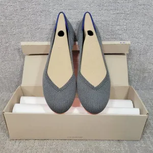 Rothy’s The Flats Women's Size US 10 Dove Gray Slip On Flat Ballet Shoes