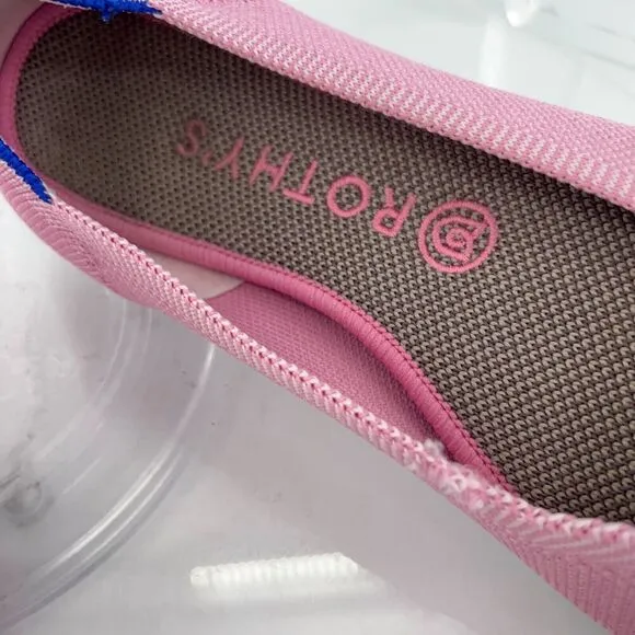 Rothy’s The Flat Women's Size 8 Pink Begonia Round Toe Slip on Flat Shoes