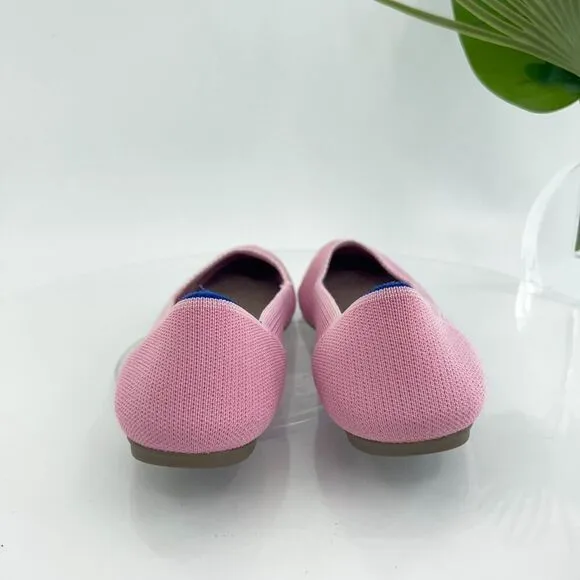 Rothy’s The Flat Women's Size 8 Pink Begonia Round Toe Slip on Flat Shoes