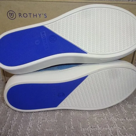 Rothy's The Kids Sneaker Blue Octopus Slip On Shoes Little Kids Size 1-2-3-13-11