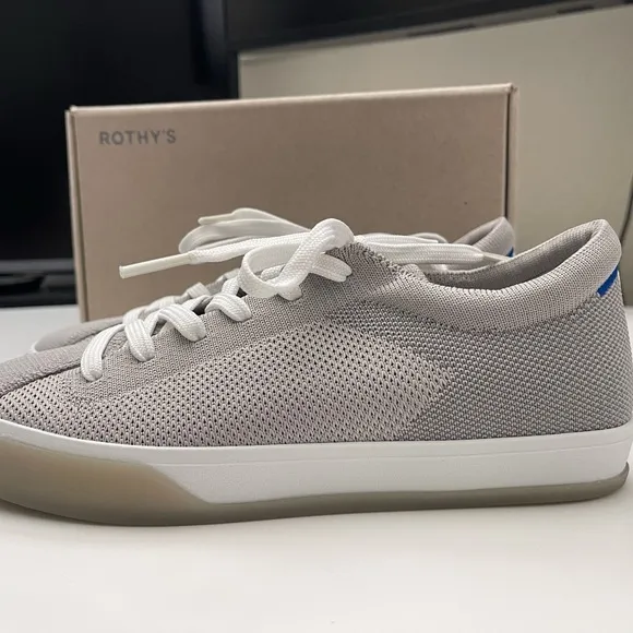 Rothys The Lace Up Sneakers in Storm