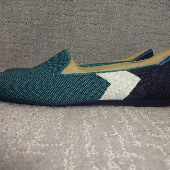 Rothy's The Loafer Women's Size 11.5 US Spruce Prep Slip On Flat Shoes RETIRED
