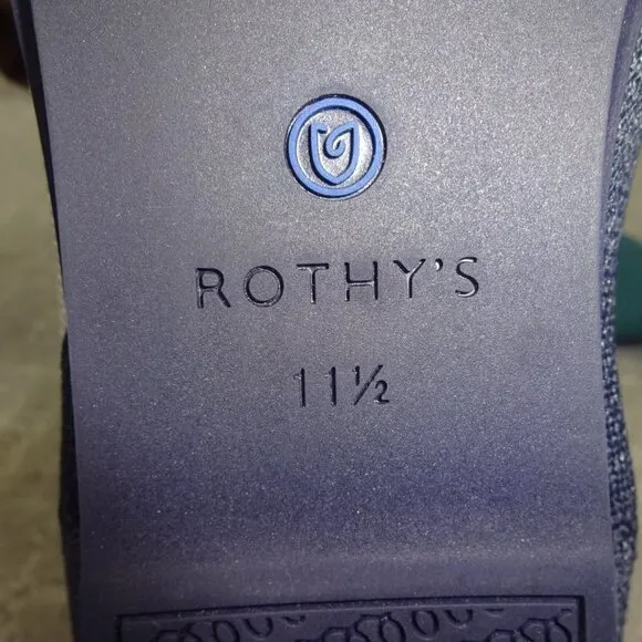 Rothy's The Loafer Women's Size 11.5 US Spruce Prep Slip On Flat Shoes RETIRED
