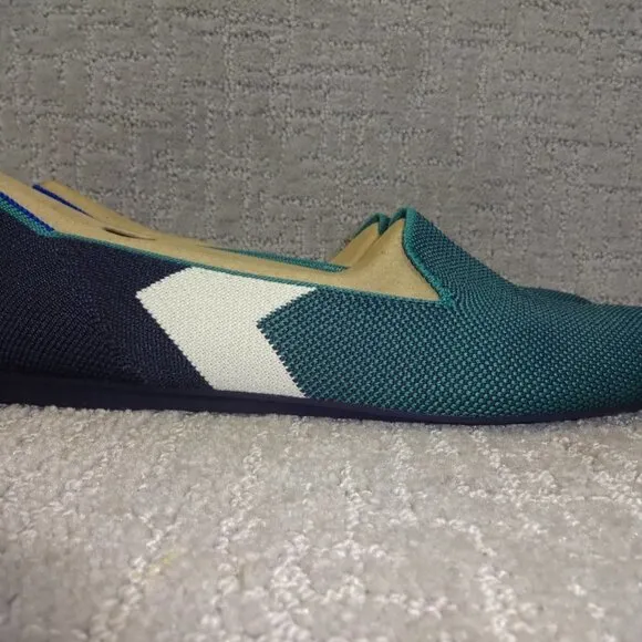 Rothy's The Loafer Women's Size 11.5 US Spruce Prep Slip On Flat Shoes RETIRED