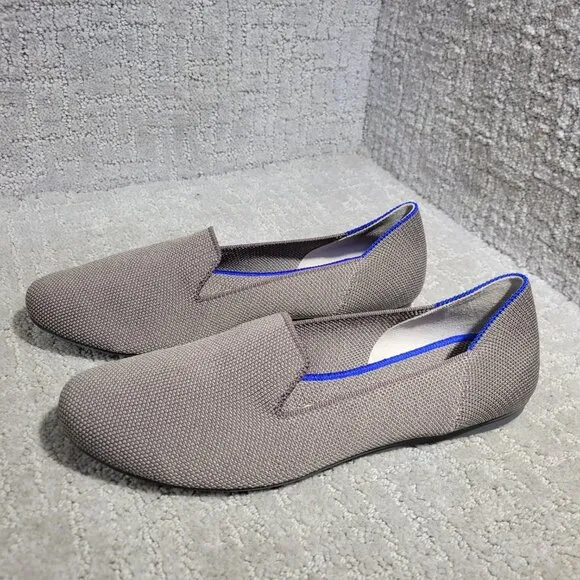 Rothy's The Loafer Women's Size 7.5 Mocha Brown Rounded Toe Slip On Flat Shoes