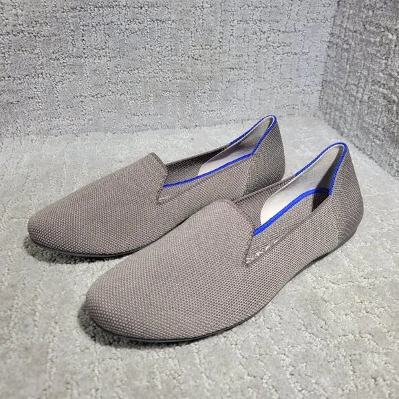 Rothy's The Loafer Women's Size 7.5 Mocha Brown Rounded Toe Slip On Flat Shoes