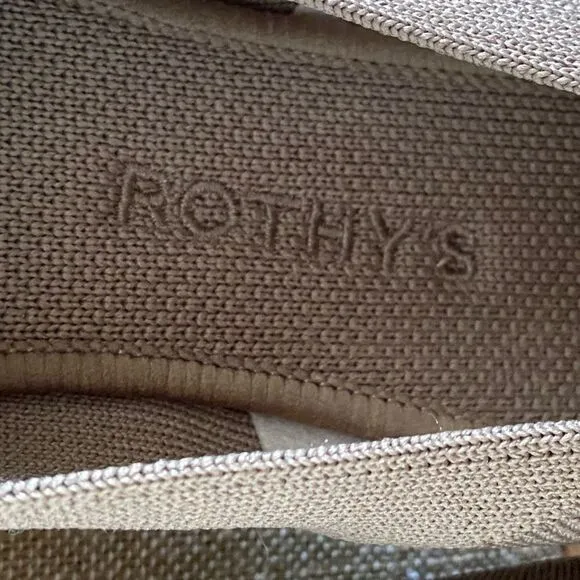 Rothy's The Loafer Women's Size 8 US Mocha Round Toe Slip On Flat Shoes. NWOT!