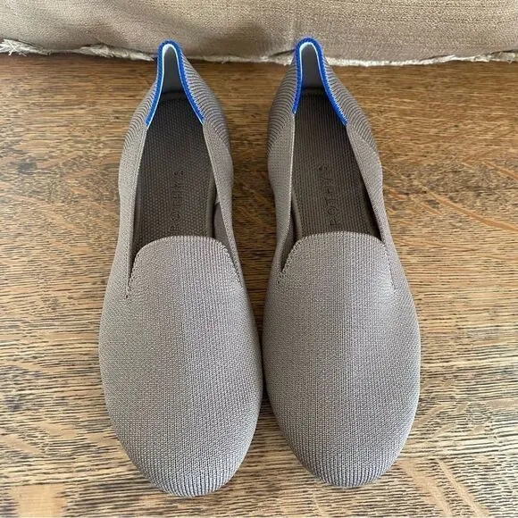 Rothy's The Loafer Women's Size 8 US Mocha Round Toe Slip On Flat Shoes. NWOT!