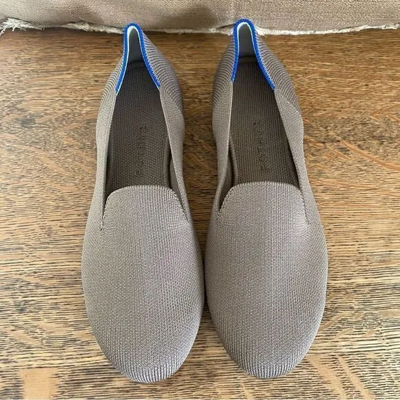 Rothy's The Loafer Women's Size 8 US Mocha Round Toe Slip On Flat Shoes. NWOT!